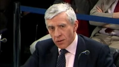 Jack Straw praised the UK government for its efforts to tackle the issue of rape as a weapon of war. EPA