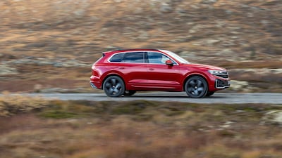 Good ground clearance helps the Touareg in its off-road ambitions