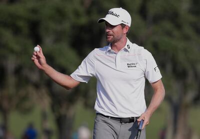 Webb Simpson's 15-under total of 129 equalled the 36-hole tournament record set by Jason Day in 2015. Lynne Sladky / AP Photo