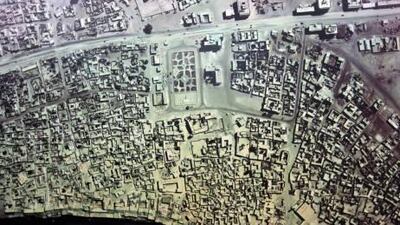 Sharjah preservationists are compiling a list of historical places in the emirate to include in an application for a world heritage site, on a par with Egypt's pyramids and India's Taj Mahal. This picture, from Gulf Antiques, shows Sharjah’s heritage area circa 1955.