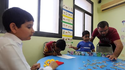 RAK Autism Centre gained a new lease of life thanks to the support of businesses and the community. Satish Kumar / The National