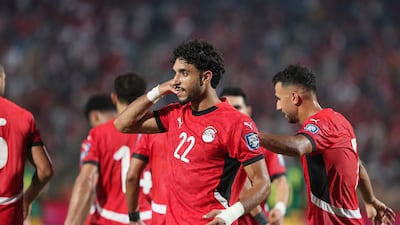 Omar Marmoush damaged his knee in international action for Egypt. AP
