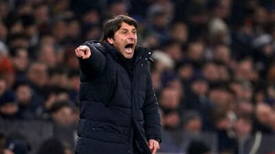 Tottenham Hotspur manager Antonio Conte. PA