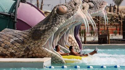 Yas Waterworld was one of the five Abu Dhabi tourist attractions issued a partner certification by China’s tourism ministry. Pawan Singh / The National