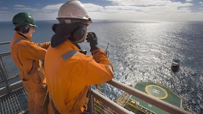 Taqa's North Sea operations, above, also took a hit to its asset value last year. Courtesy Taqa