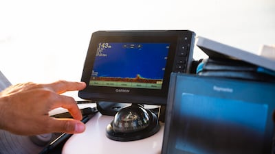 A sonar reading showing a strange hill on the seabed. Photo: Mehr Dumont / XR Hub