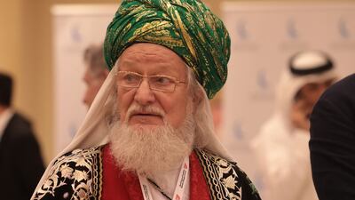 A Muslim cleric attends the Bahrain Forum for Dialogue in the capital Manama. AFP
