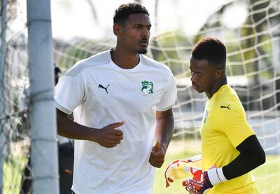 Sebastien Haller is among the core group of Ivory Coast players who have not come through their system. AFP