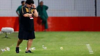 Maradona became hot under the collar this week after the coach of Iran refused to allow to him to recall a key player for tonight’s final.