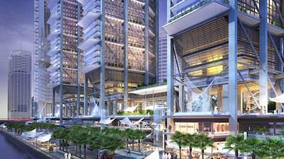 Rendering of the planned Maryah Plaz that is being developed by Farglory. Courtesy Farglory Holdings