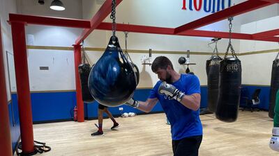 British boxer Rocky Fielding was face Emmanuel Danso on his comeback in Dubai.