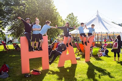 The Hay Festival started in Wales in 1987 and has since attracted more than 4.5 million people to events in 30 locations. Photo: Sam Hardwick