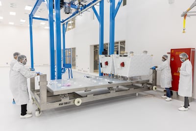 Engineers working at the satellite manufacturing facility. Photo: Orbitworks