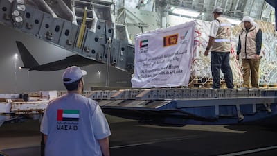 The relief mission is led by the Joint Operations Command and includes teams from the UAE Aid Agency, the Emirates Red Crescent Authority and Abu Dhabi Civil Defence. Photo: Wam