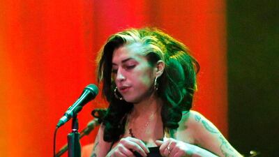 The six-time Grammy Award winner pictured performing in Belgrade, Serbia. AP