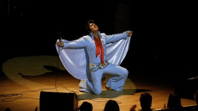 Rob Kingsley as Elvis. Courtesy DW Promotions