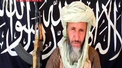 This image released on December 25 by Sahara Media, shows Abou Zeid, one of the leaders of Al Qaeda in the Islamic Maghreb. Sahara Media / AFP