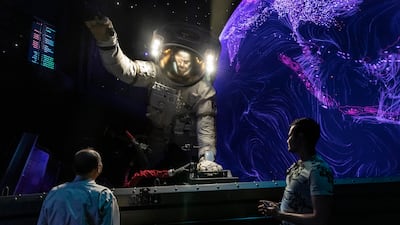 One of the interactive displays.