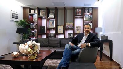 Omar Hikal, CEO of Archimedia in Dubai. Satish Kumar / The National
