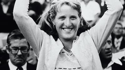 Tracy Austin, 16, beat Chris Evert to win the US Open in 1979. Fred R Conrad / Getty Images