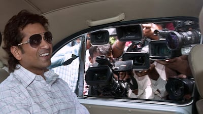 Former Indian cricketer Sachin Tendulkar has failed to show in parliament in 2014 Prakash Singh / AFP Photo