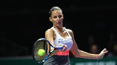 Karolina Pliskova made light work of Garbine Muguruza to reach the WTA Finals semi-finals. Clive Brunskill / Getty Images