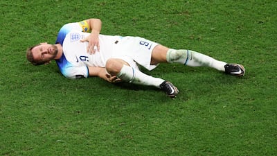 Harry Kane of England after being caught by Kalidou Koulibaly. Getty
