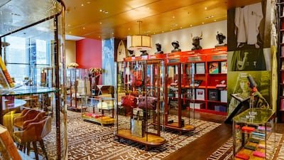 The books at Maison Assouline come with block-colour covers and surround you as you walk in. Courtesy Assouline