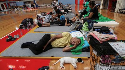 Seeking shelter in the aftermath of Storm Daniel in Larissa, Greece. Reuters