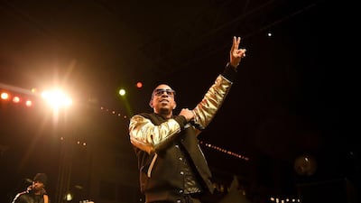 Ludacris performs at Peach Drop 2015 at Underground Atlanta in December last year. Paras Griffin / Getty Images