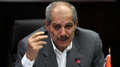 Former Jordanian prime minister and royal court chief Fayez Tarawneh in Amman in April 2012, shortly after forming a new government. AFP