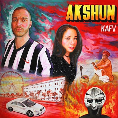 'Akshun' album cover by Kafv