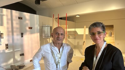 From left, Golzari and Sharif