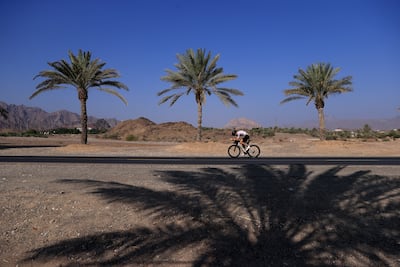 Hatta is a preferred spot in the UAE for mountain bikers. Getty Images