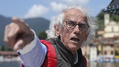 Christo. Luca Bruno / AP Photo