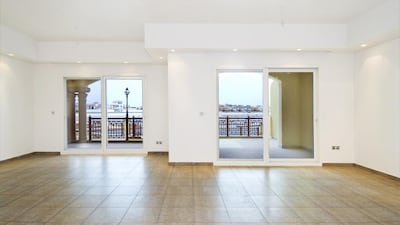 Measuring just over 4,098 square feet, this property features a good-sized kitchen, with all white goods included, and a bright and airy living room overlooking the marina. Courtesy of Better Homes