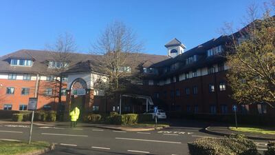 A view from outside the Holiday Inn Express in Birmingham