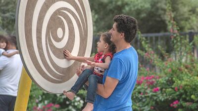 An outdoor environment promotes creativity, emphasises social needs and encourages problem-solving. Courtesy Umm Al Emarat Park