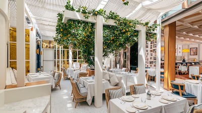 The renovated Scalini has adopted Mediterranean-inspired interiors. Photo: Scalini Dubai