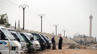 He and other passengers then risk their lives as their bus drives through Al-Bab, an area of Aleppo province that is controlled by ISIL. From there, the bus travels back into Aleppo city.