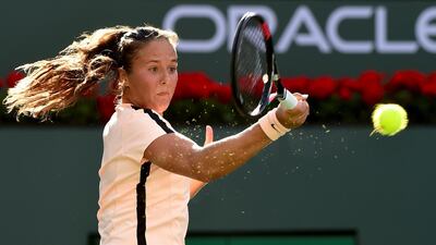 Daria Kasatkina claimed a second win over Caroline Wozniacki this season with her victory at Indian Wells. Jayne Kamin-Oncea / Reuters