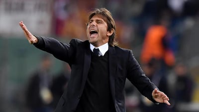 Antonio Conte wants his Chelsea side to show some fight after their disappointing loss to Roma. Ettore Ferrari / ANSA via AP