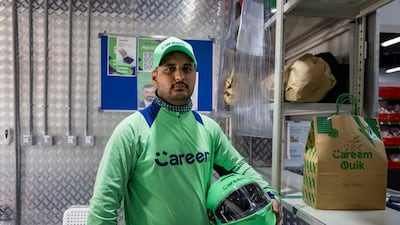 Careem ‘captain’ Hammad Khan, 23, from Pakistan, is among the longer-serving staff members at the Careem Quik shop