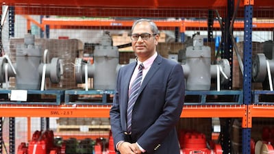 Vikas Handa, Weir Group’s top man for the eastern region, says he has seen three downturns and the current one 'is the worst of the lot'. Pawan Singh / The National