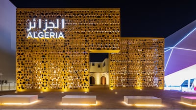 The Algeria pavilion. Suneesh Sudhakaran/Expo 2020 Dubai