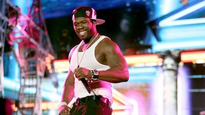 50 Cent performs at the Coachella Valley Music & Arts Festival in 2012. Christopher Polk / Getty Images for Coachella / AFP