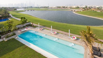 The property lines the Montgomerie golf course. Courtesy Luxhabitat