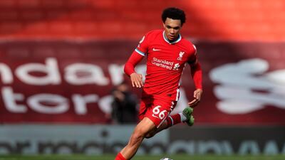 Right-back: Trent Alexander-Arnold (Liverpool) – After his mistake against Real Madrid came a redemptive, cathartic and superb winner against Aston Villa in Liverpool’s first Anfield triumph of 2021. EPA