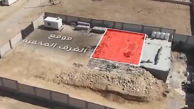 A still from a video released by the Jordanian Ministry of Government Communication relating to a drone and missile plot against kingdom. Photo: Ministry of Government Communication - Jordan