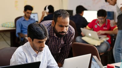 Workers at Indian tech start-up Betterhalf, Karen Dias / Bloomberg